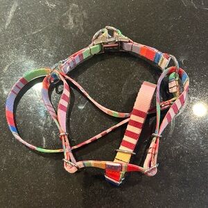 Bloomingdale's Colorful Striped Dog Harness